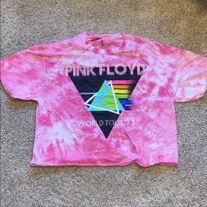 Pink Floyd cropped tee